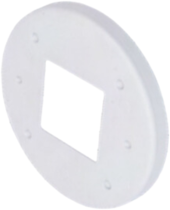 Edge+ Fixed Dome Single/Oct Box Adapter Plate